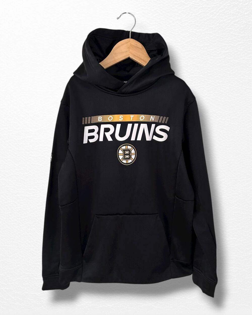 Boston Bruins Fanatics Youth Authentic Pro Pullover Hoodie, Size 10/12